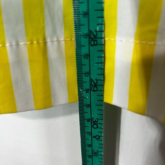 Staud NWT Martha Multicolor Mixed Stripe Stretch Cotton Button-up Shirt Size M - Picture 11 of 12